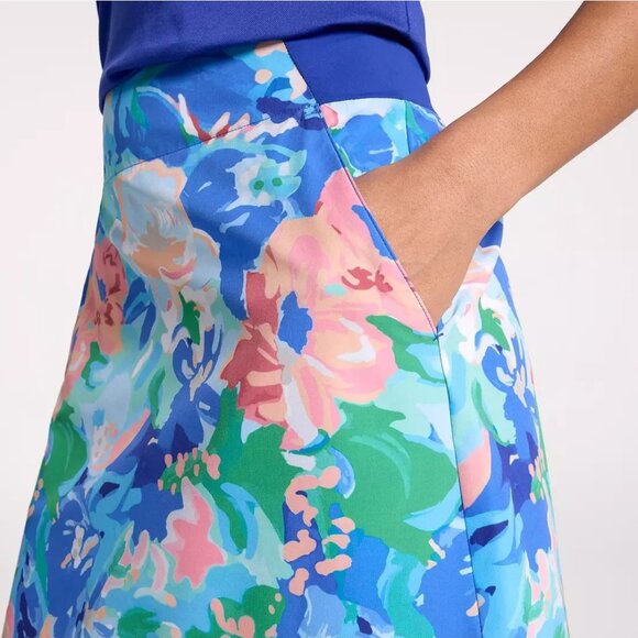 Walter Hagen Performance P11 Lightweight 16' Skort Blue Gouache Floral Medium - Picture 5 of 8